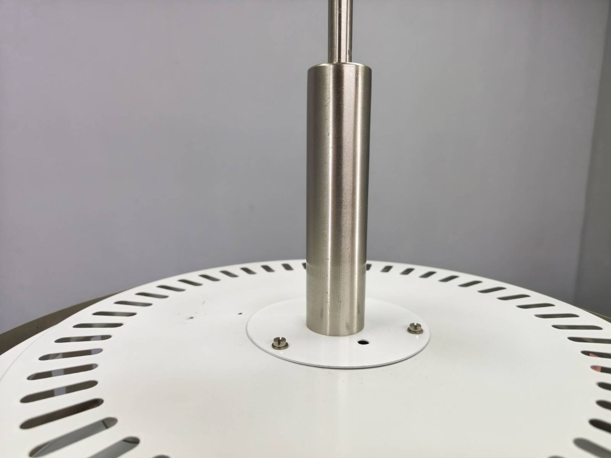 Space Age UFO Chandelier, Metal and Glass, Czechoslovakia 1970s