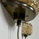 Paire d’appliques vintage, verre Murano et laiton, Suède, 1960