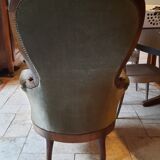 Armchair bergère style Louis Philippe
