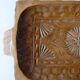 Bread basket, wood carved with gouge, Mountain