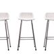 Rohe Noordwolde set of 3 Rattan Bar Stools 1960s Holland
