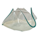 Empty pocket in the shape of a handkerchief in glass