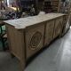 Large buffet in the Arts Décoratifs style, made of natural solid oak.