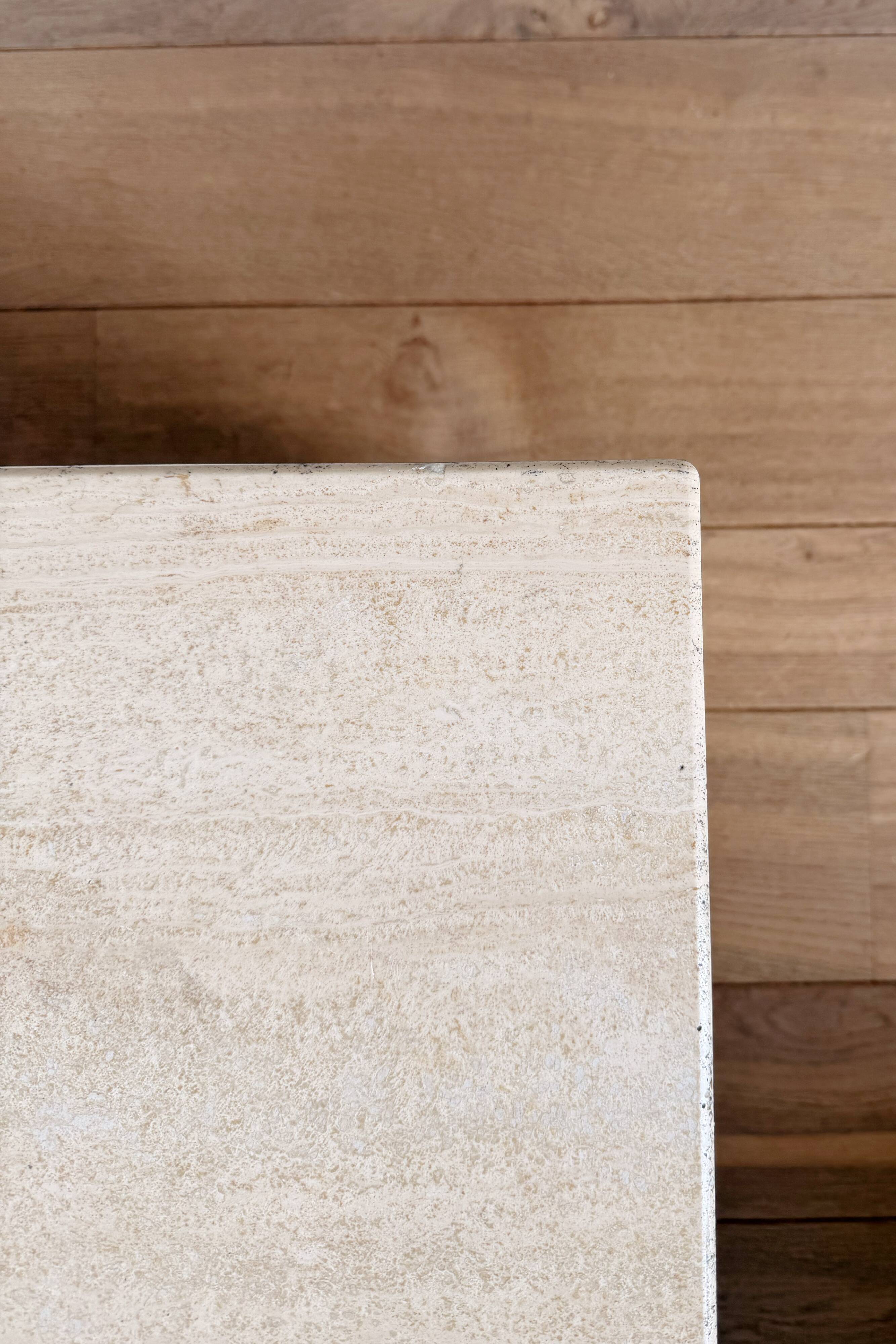 Vintage Travertine Coffee Table