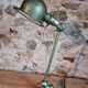 Lampe de bureau industrielle vintage Jielde – Lampe de travail réglable verte