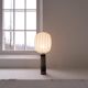 Mid-century modern ceramic table lamp in earthy tones Rörstrand Olle Alberius Sweden
