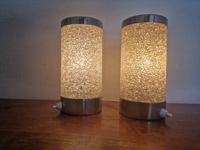 Pair of Midcentury Table Lamps Rockets AKA, Germany, 1970s