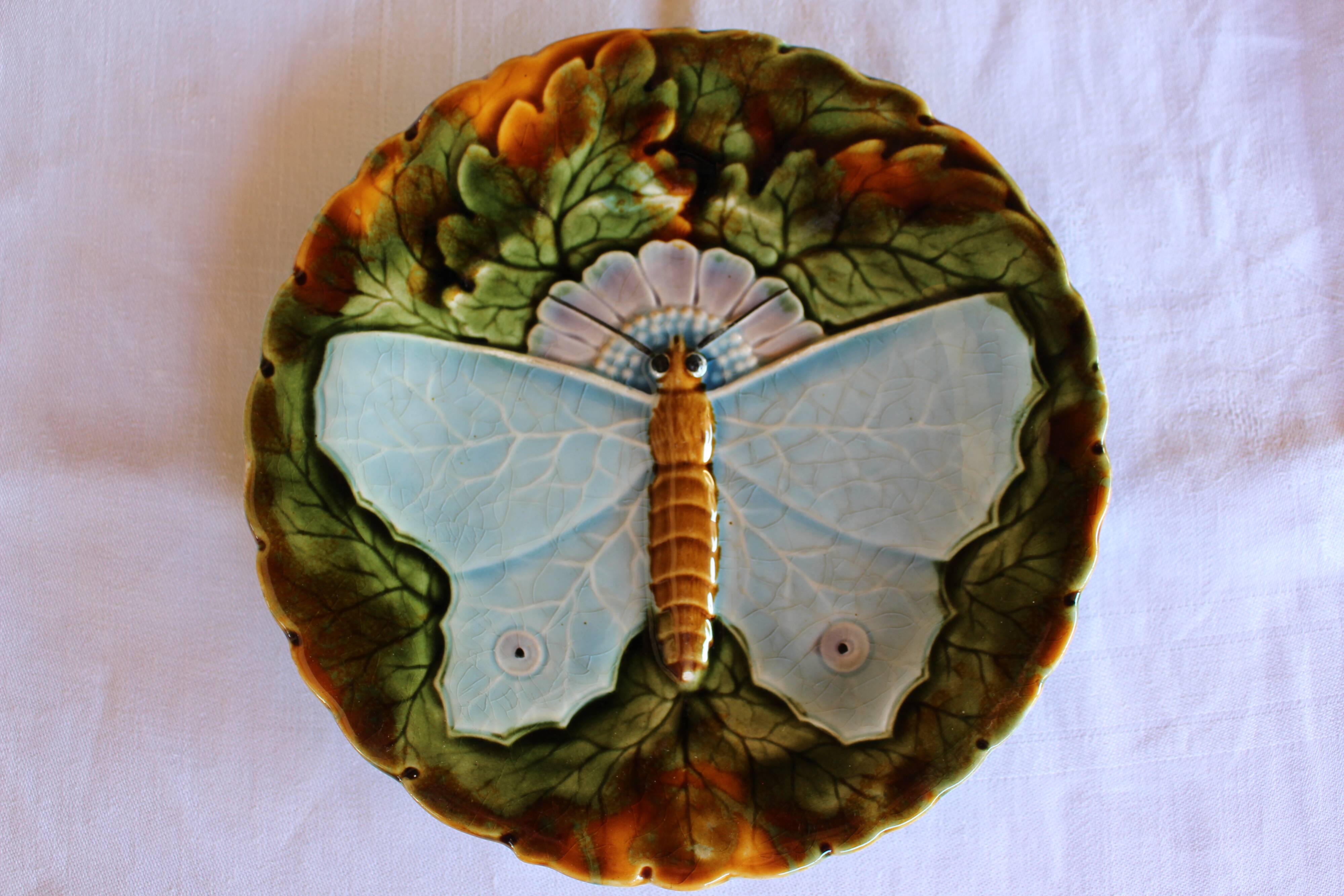 6 plates "Papillons"