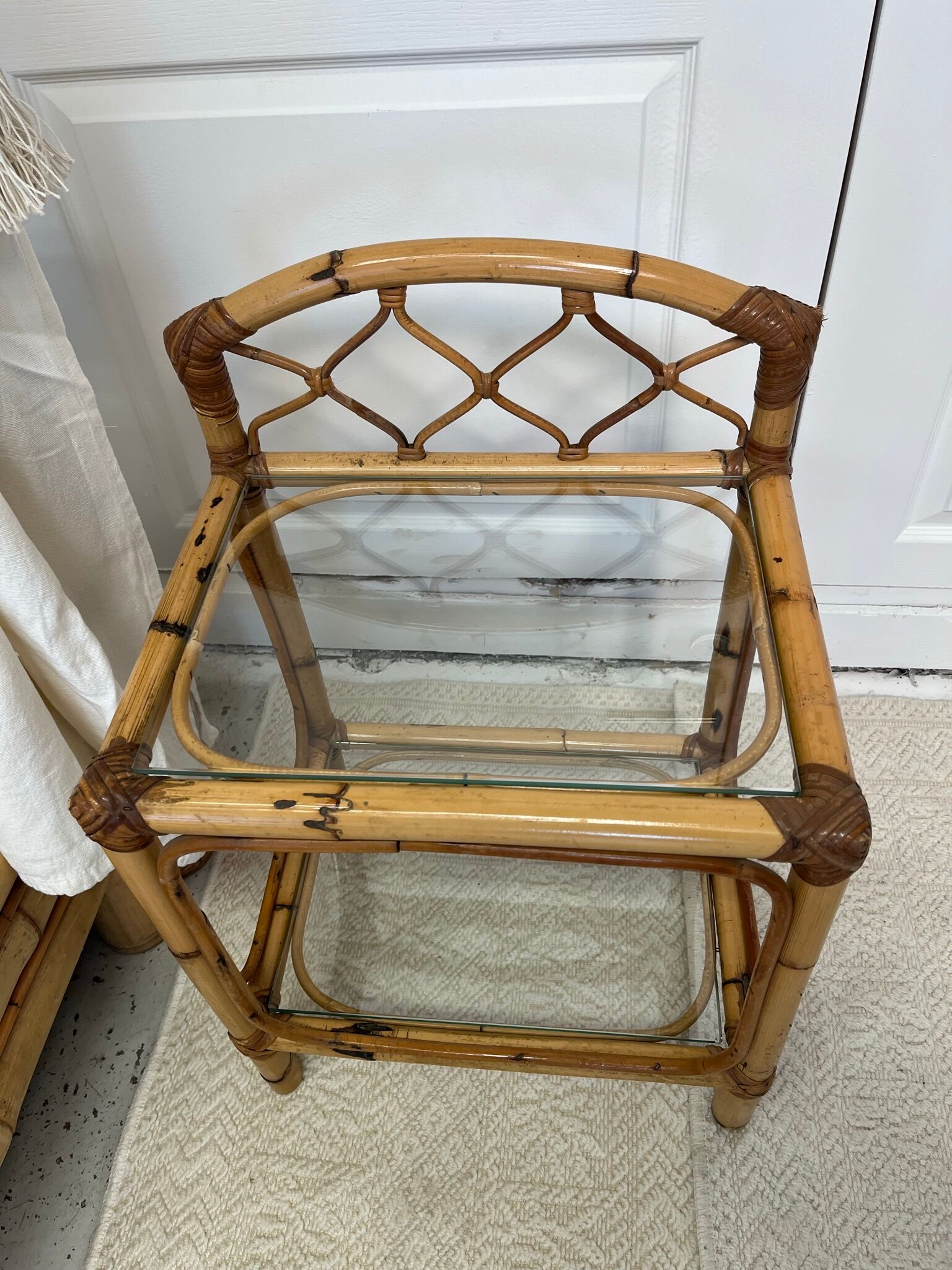 Tabby bamboo canopy bed