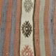 Tapis kilim persan aux couleurs douces (6 x 9 cm), tapis anatolien (179 x 267 cm)