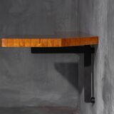 Wall-mounted console table by Charlotte Perriand, France, 1950s