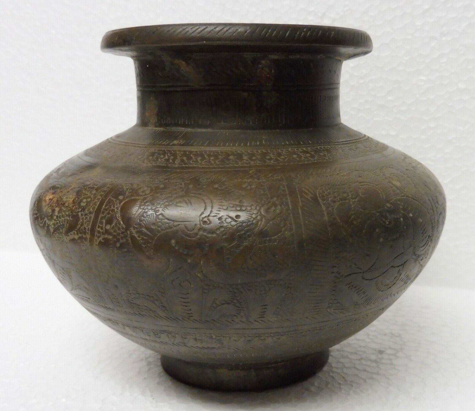 Ancien vase bronze chine xixème siècle