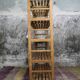 Shelf scale 5 shelves in natural wood