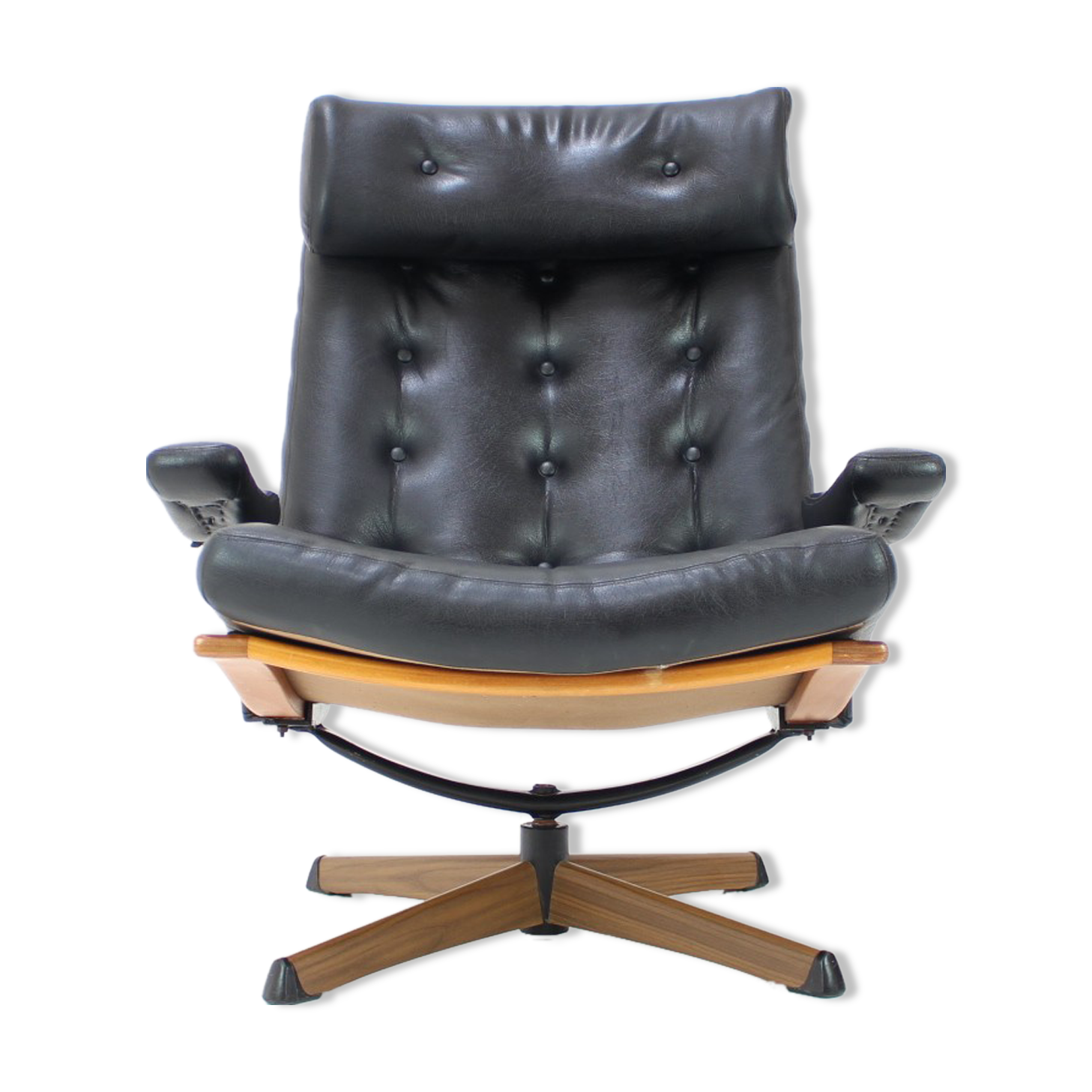 Mid-century swivel Chair by Gote Mobler, 1960's.