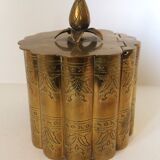 Art nouveau brass box