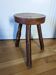 Tabouret de ferme brutaliste