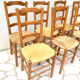 Set de 8 chaises de ferme début XXeme