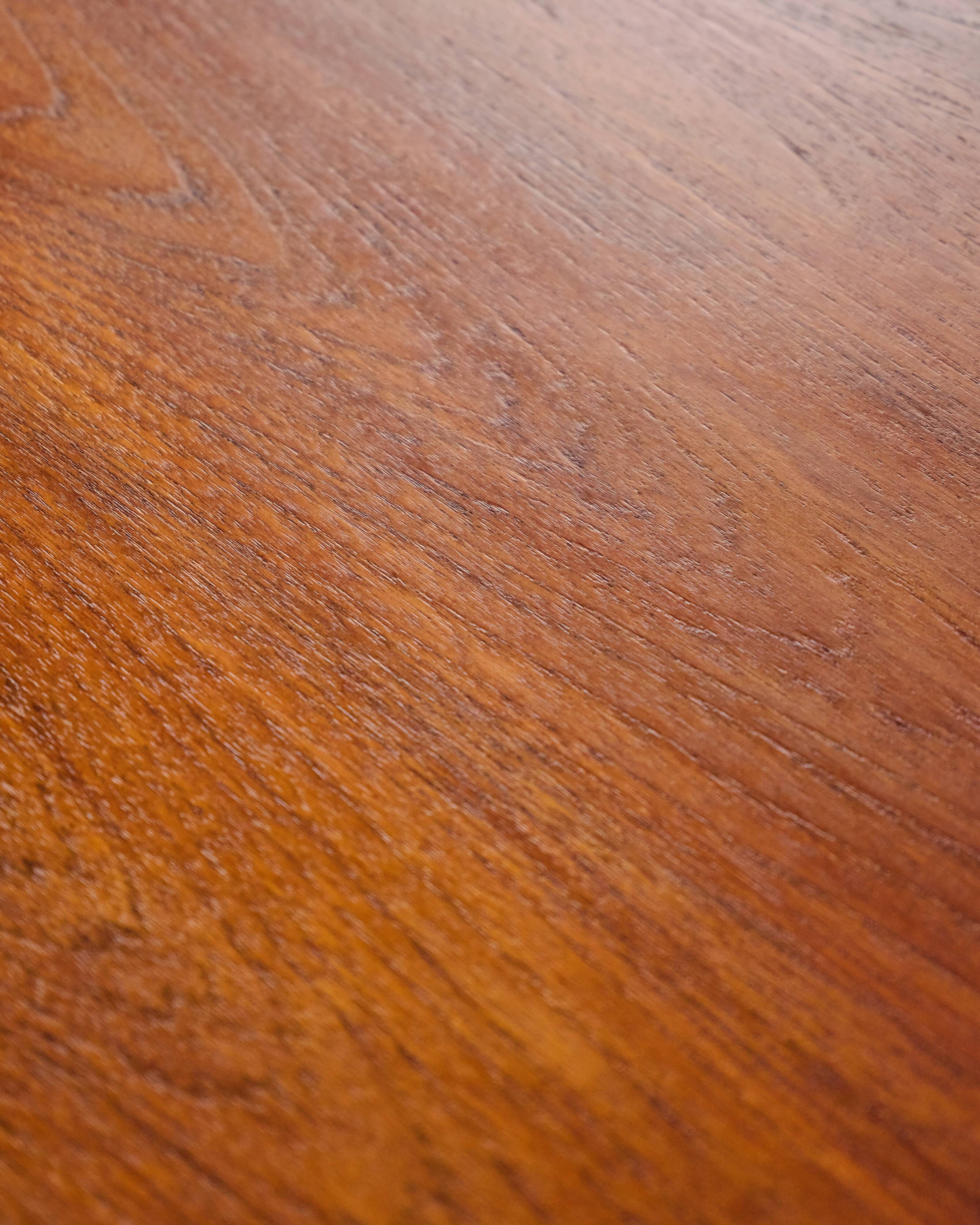 Extendable table by Henning Kjærnulf for Vejle Stole, 1960s.