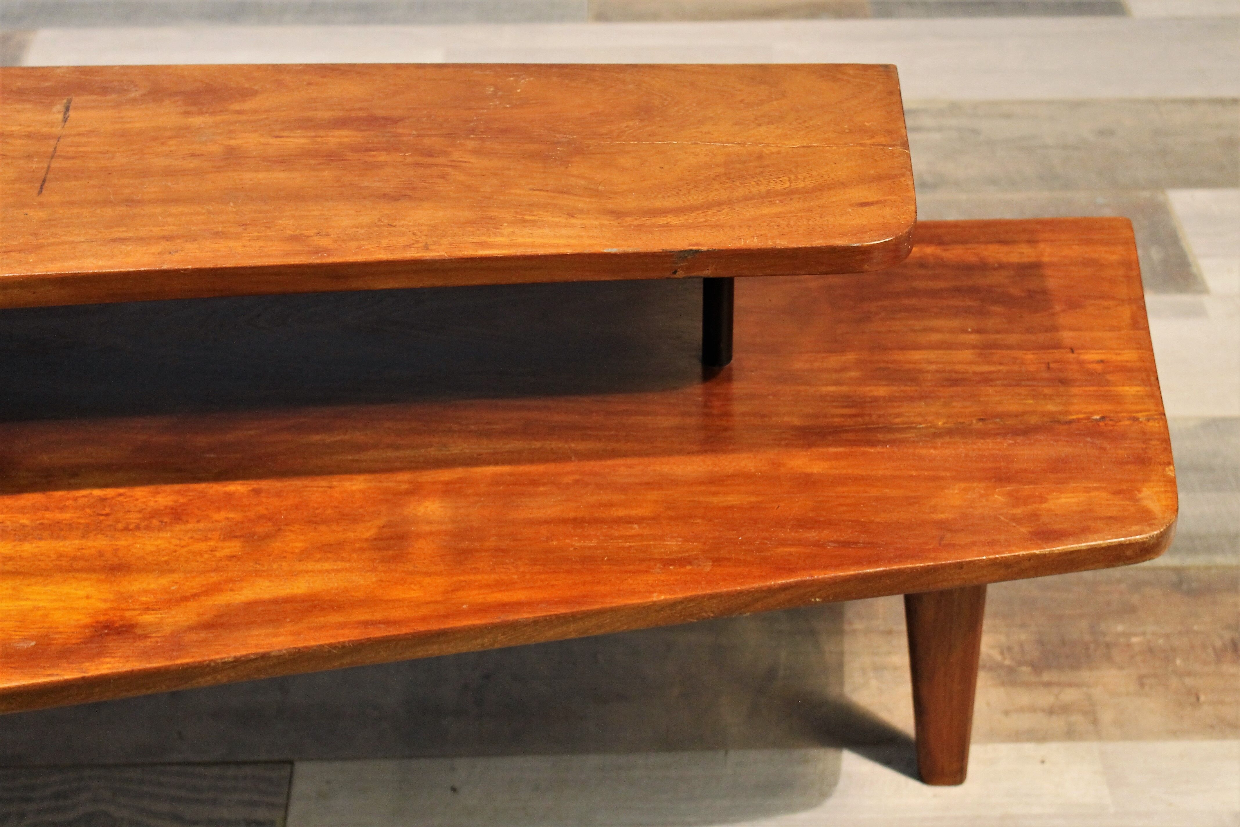 Table low double trays 60 years