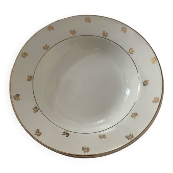 10 assiettes creuses modèle Nico de Digoin Sarreguemines