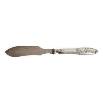 Antique silver cheese knife, cake server (ref2)