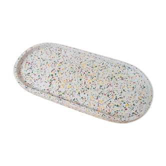 Oval tray — terrazzo otone