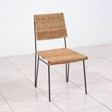 Rattan side chair by Carl Auböck