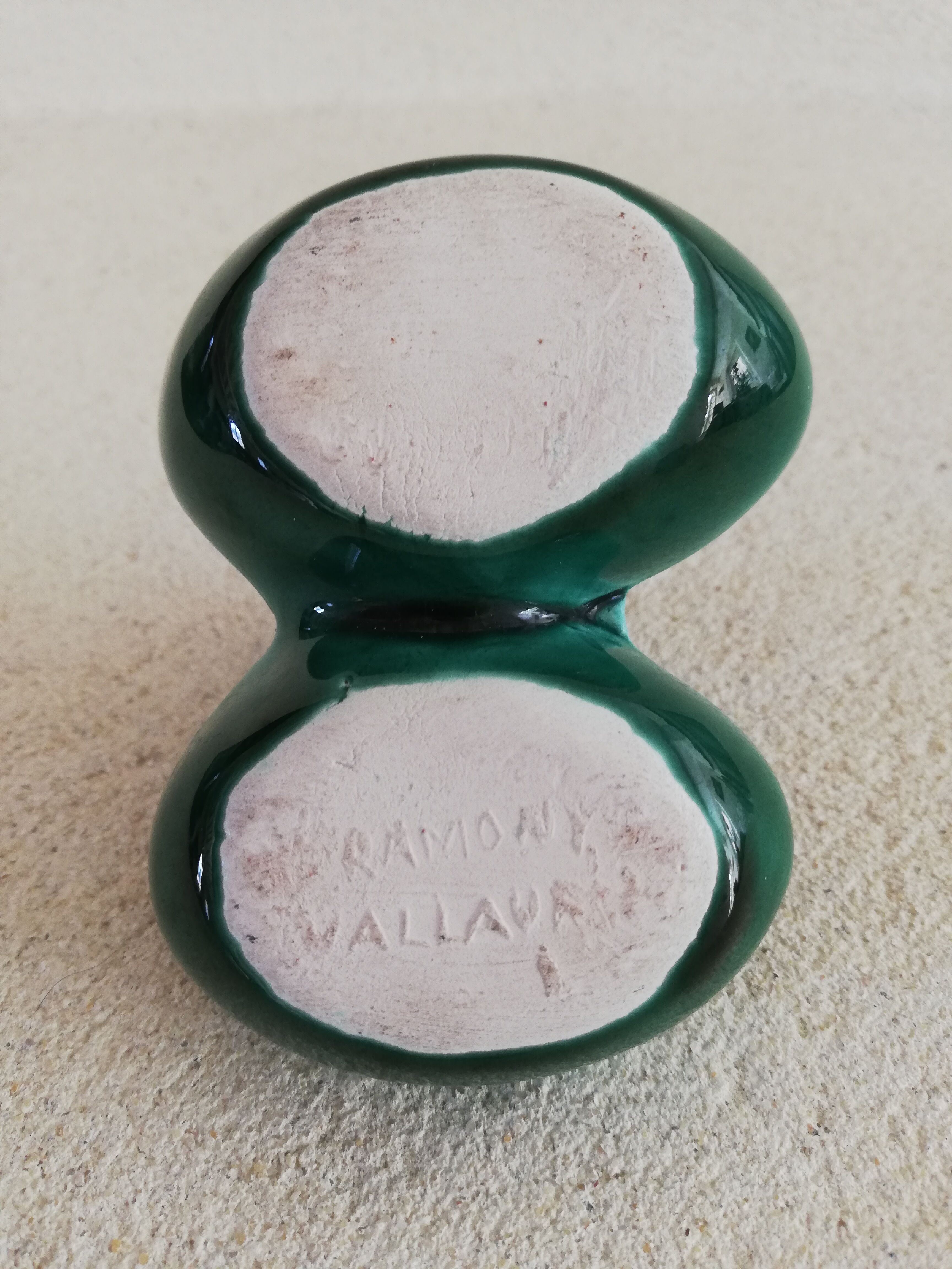 Vintage salt shaker Vallauris swan shape