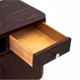 Pair of art deco bedside tables, Poland, 1950s, renovated