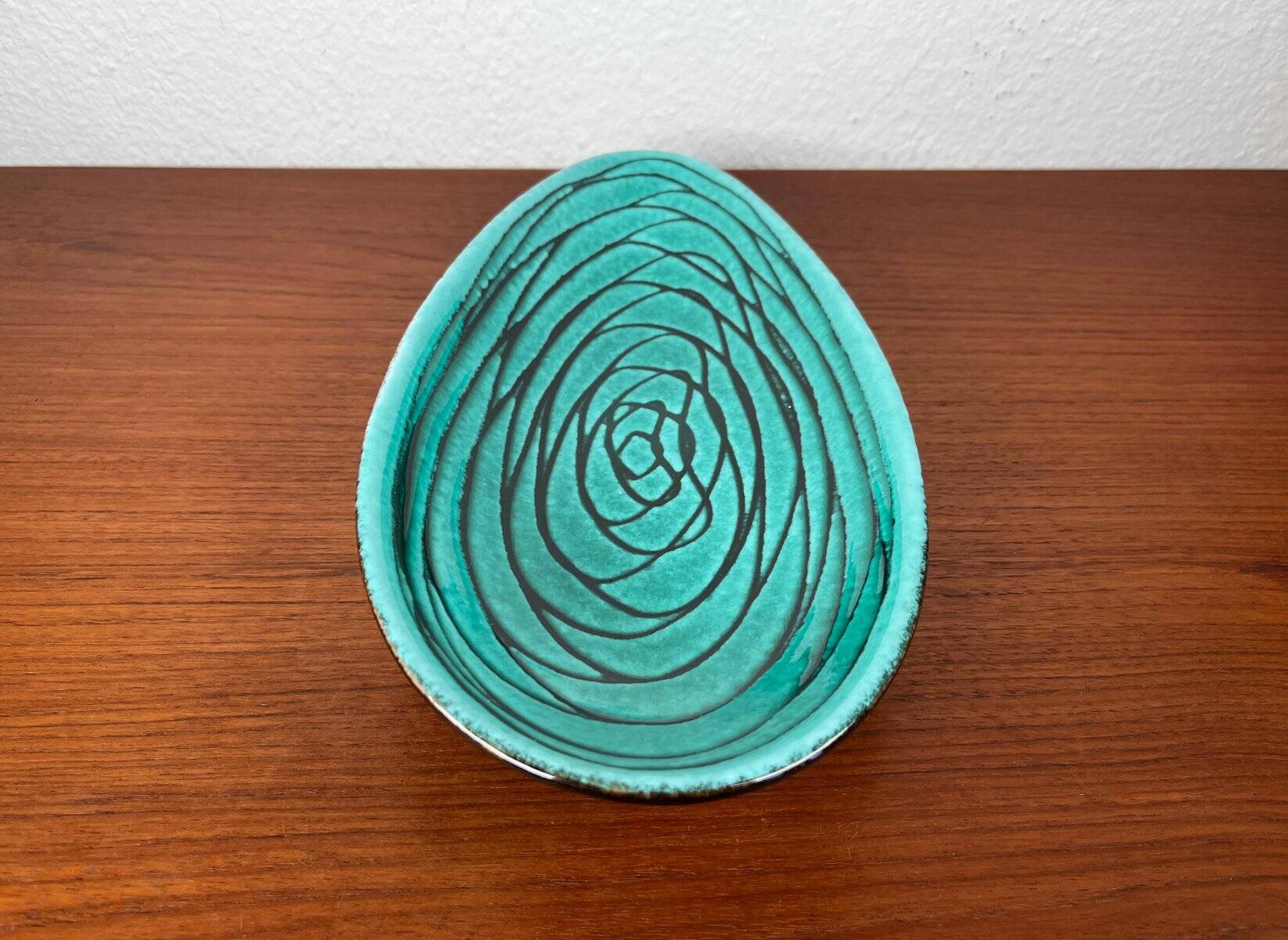 Coupelle en céramique de la poterie ouest-allemande WGP du milieu du siècle de Steuler, années 1960