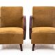 Fauteuils Art Déco, conçus par J. Halabala, République tchèque, années 1930.