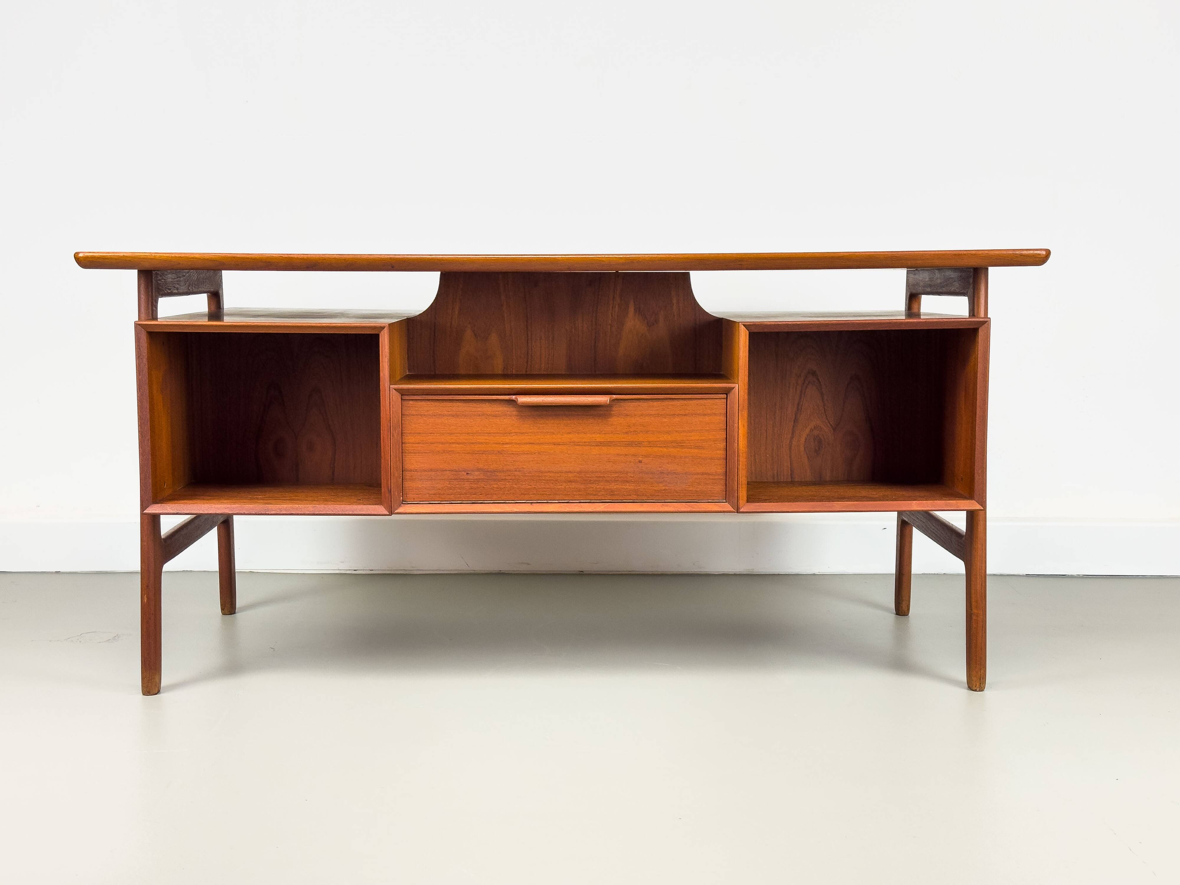 Omann Jun Model 75 Teak Desk, 1960s