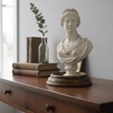 Golden leaf wooden base from the 19th century