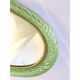 Contemporary Italian Murano Glass Mirror in Weathered Green by Simoeng