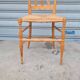 Chiavarine chair in wood and straw