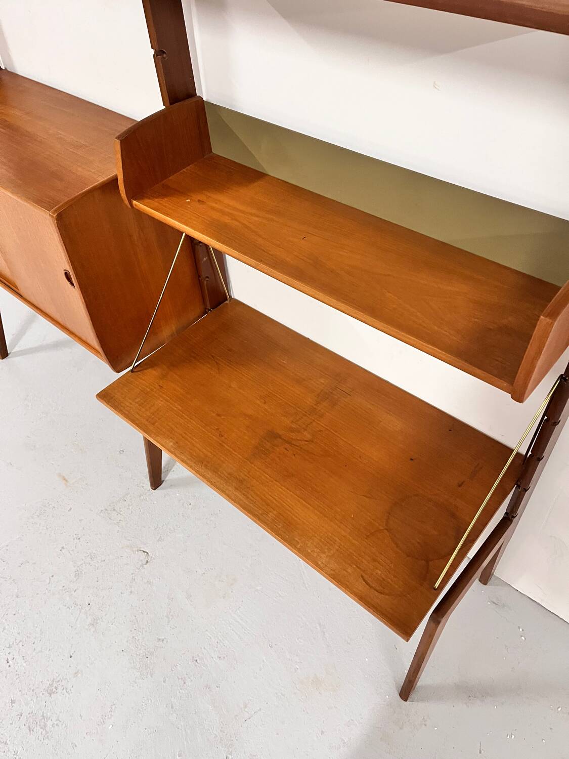 Teak library from the 1960s, Norway