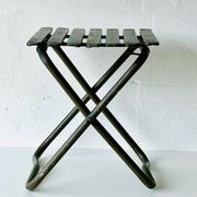 Chaise pliante industrielle de l'armée, 1960'