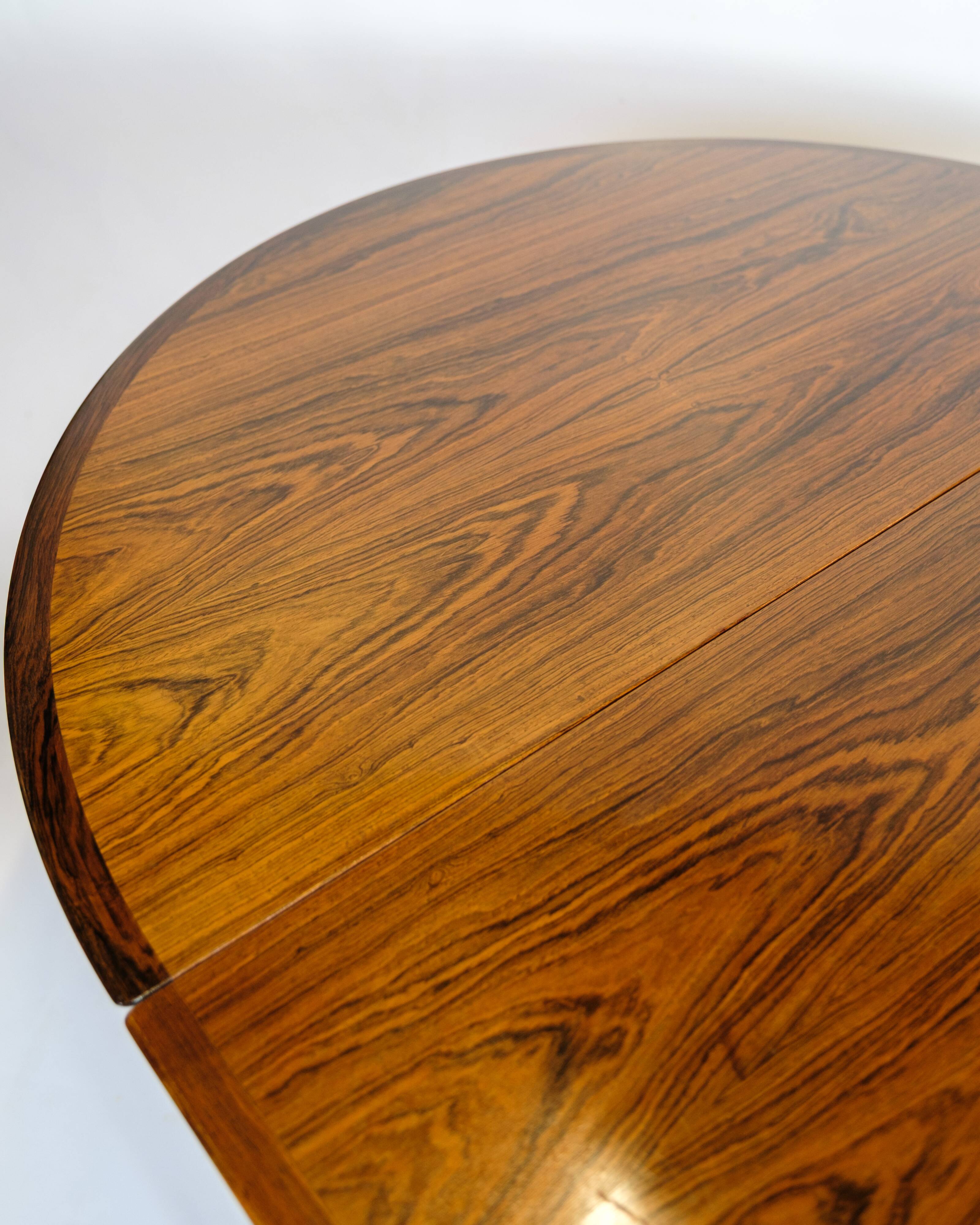Dining table with extension & flaps - Rosewood - Arne Vodder - Danish design - 1960s