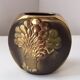 Vase  manfred frey syrakus vintage bronze 1970