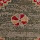 Tapis kilim ancien tons rouges et gris, motifs géométriques turcs,99x343 Cm