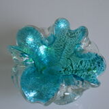 empty blue Murano pockets
