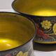 Lot de deux grands bols (coupelles) khokhloma époque Soviétique