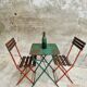 Antique bistro set folding garden set