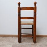 Set of six french mid-century dining chairs