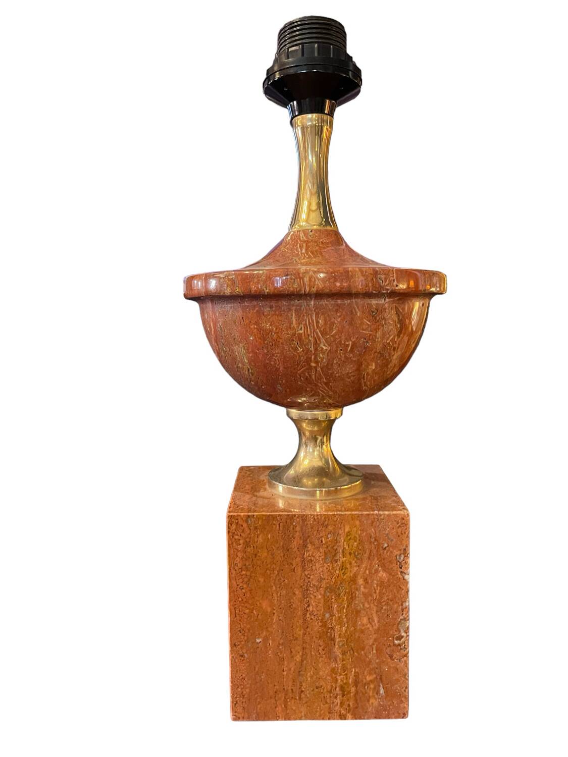 Vintage marble lamp base