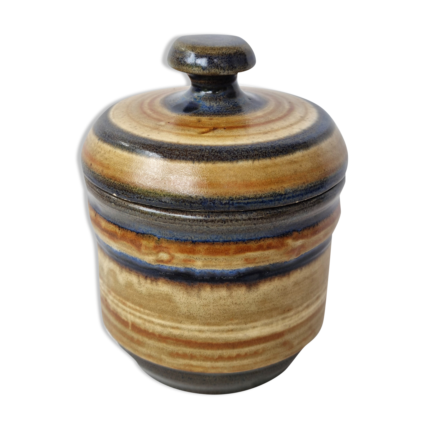 Gien sandstone sugar bowl