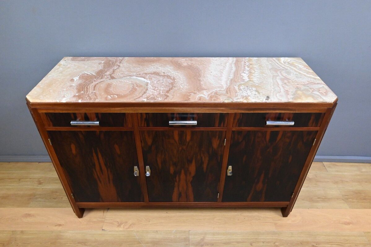 Mahogany and rosewood enfilade, Art Deco – 1940