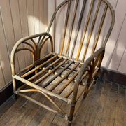Rattan armchair