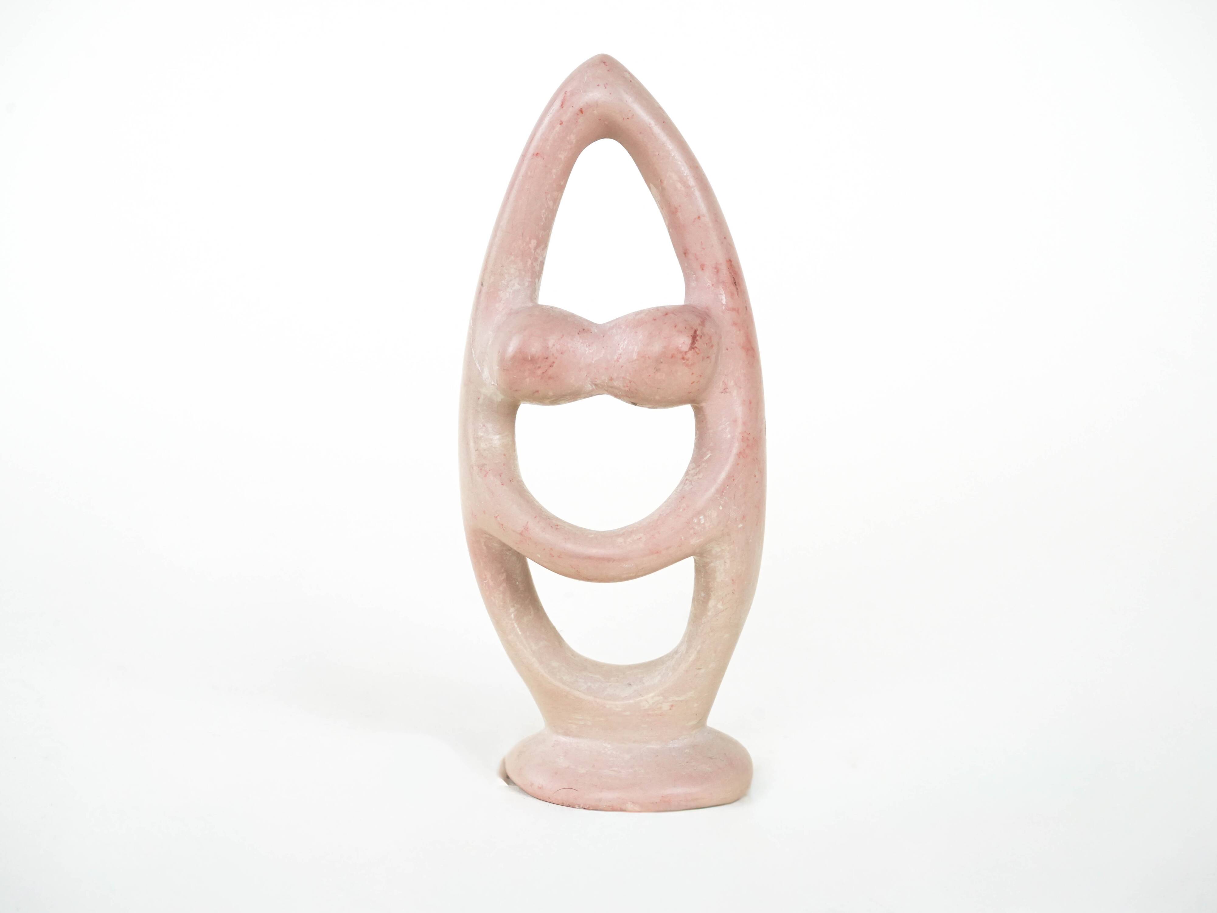 Stone sculpture symbolising bonds, Danish design, 1980s, made in Denmark