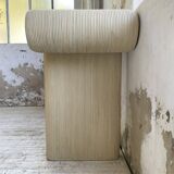 70s tropicalist rattan console